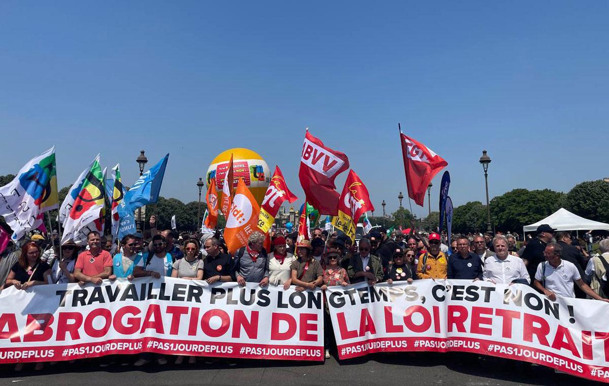 240702 - Beschäftigte Frankreichs gegen die „Rentenreform“ - - Internationales