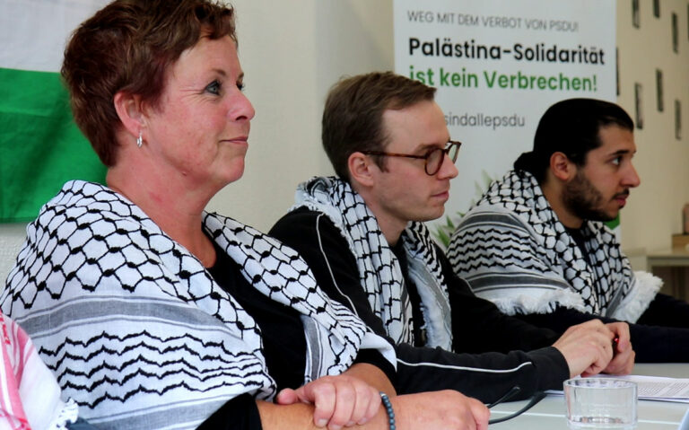260401 PSDU - Nicht eingeschüchtert - Komitee gegen das Verbot von Palästina Solidarität Duisburg - Komitee gegen das Verbot von Palästina Solidarität Duisburg