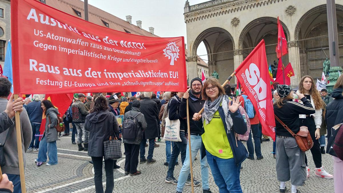 20241012 150711 - Soziales rauf – Rüstung runter! - Friedensbewegung, GEW München, Hamado Dipama, IG-Metall-Jugend München, Mark Ellmann, München, Münchner Friedensbündnis, Sinan Cokdergerli, Sinan Öztürk, ver.di München, Walter Listl - Blog