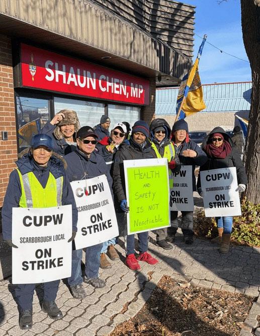 011301 Kanada - Niemand bleibt allein - Canadian Union of Postal Workers, Kanada, Post - Hintergrund