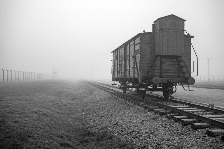 041213 Waggon Auschwitz Birkenau - Befreiung - Hintergrund - Hintergrund