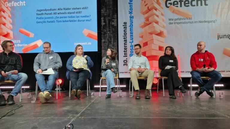 IMG 20250112 WA0144 Martina Lennartz - „Streiken macht Spaß“ - IG-Metall-Jugend, LL2025, Rosa-Luxemburg-Konferenz 2025, SDAJ, ver.di-Jugend - Anzeigen