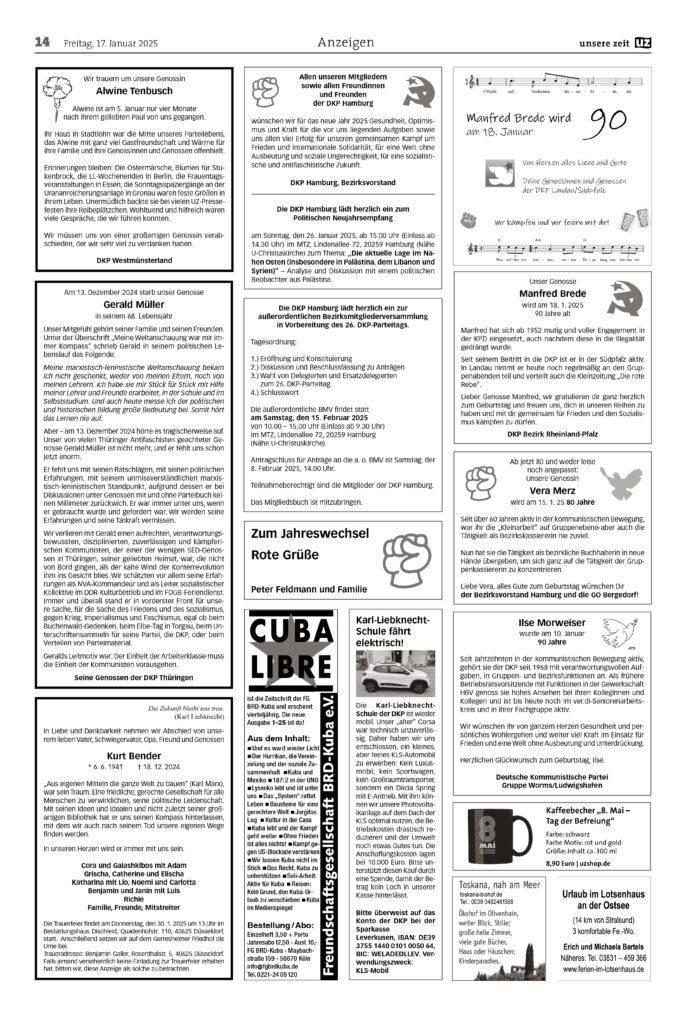 UZ 2025 03 Seite 14 - Anzeigen 2025-03 - Anzeigen - Anzeigen