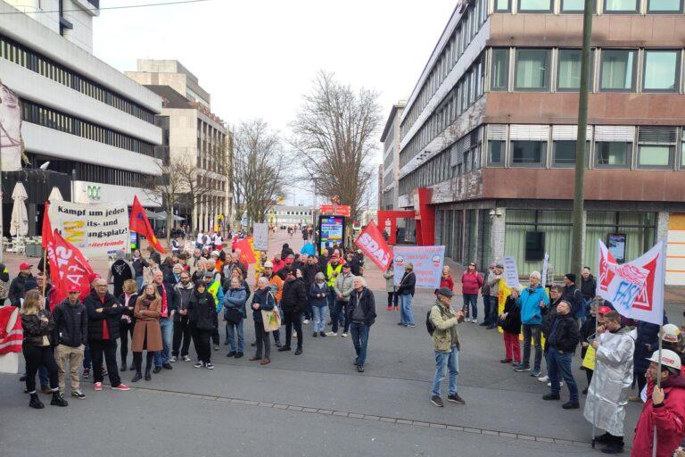 Dortmund 1 1 - Entscheidende Runde - Dortmund, IG Metall, SDAJ Dortmund, ThyssenKrupp Steel - Aktion