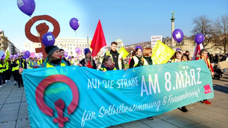 100301 Frauenkampftag - Löhne rauf, Rüstung runter! - Kinderbetreuung - Kinderbetreuung